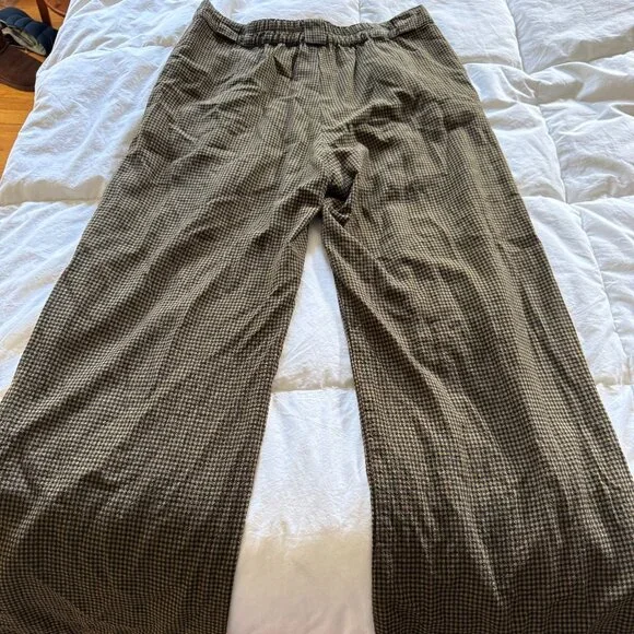 Whimsy + Row - Leanna Pant in Hunter Gingham - Size 8 - Picture 9 of 9